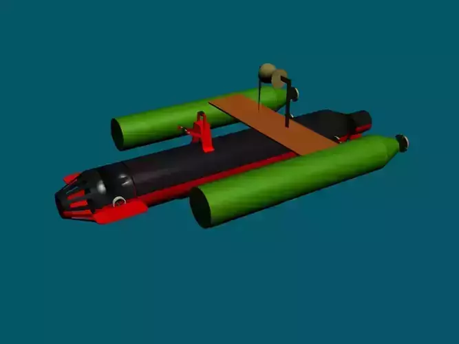 3D Model of Underwater Robot -AUV
