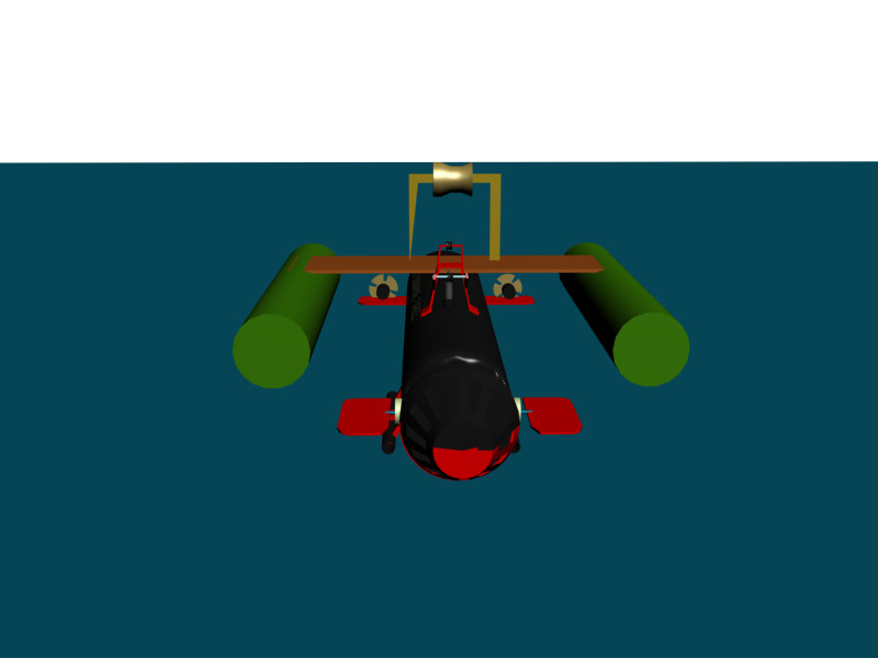3D Model of Underwater Robot -AUV 3D model_1