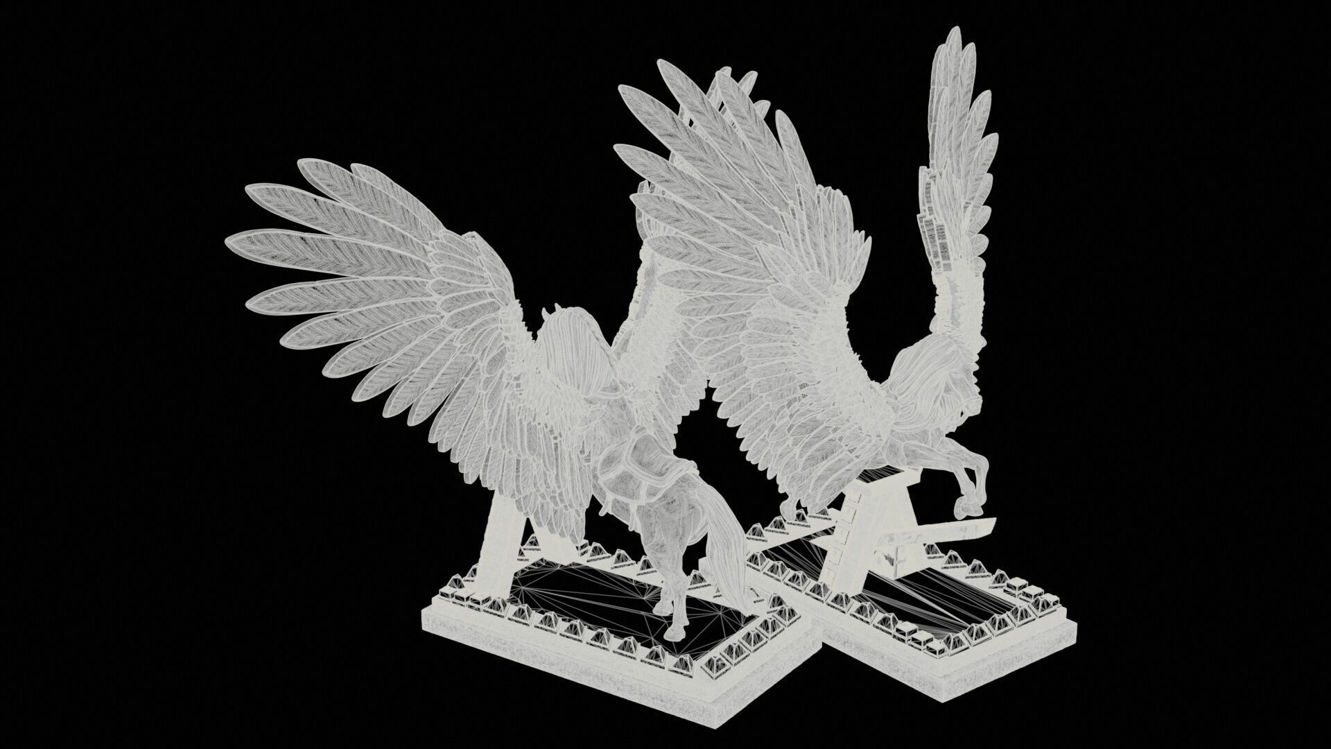 Pegas High Poly for 3d Print 3D print model_23