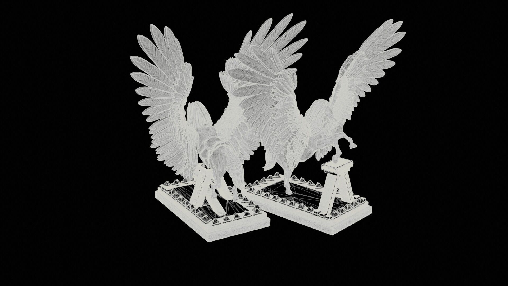 Pegas High Poly for 3d Print 3D print model_24