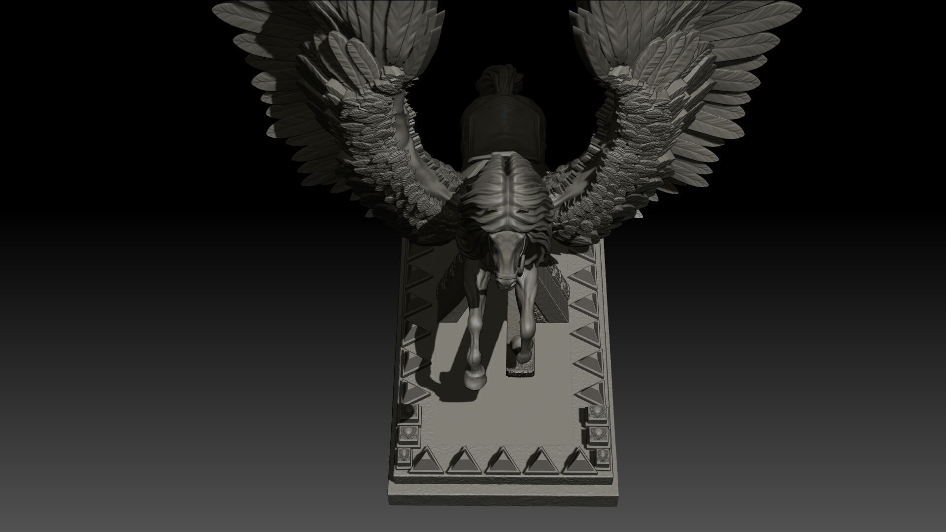 Pegas High Poly for 3d Print 3D print model_7