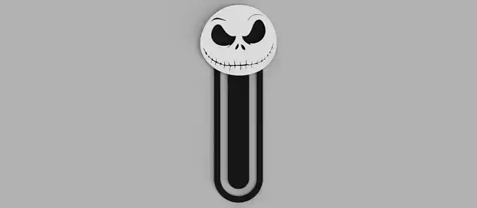 Jack Skellington Head Bookmark Head
