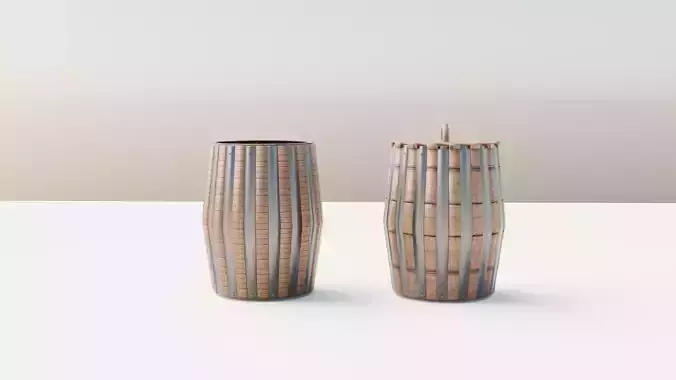 Wooden Barrels Pack - Open and Closed - Game Ready