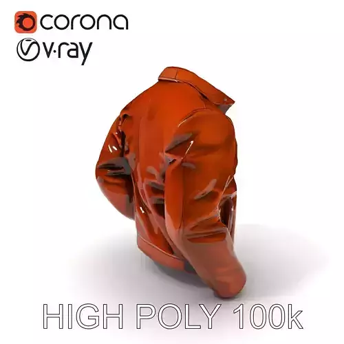 Realistic Leather Jacket D Model Pack