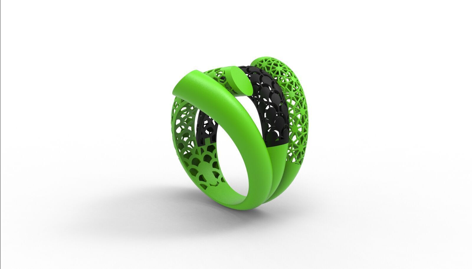 Lightweight Fusion Ring Ready for Casting TR020 3D print model_8