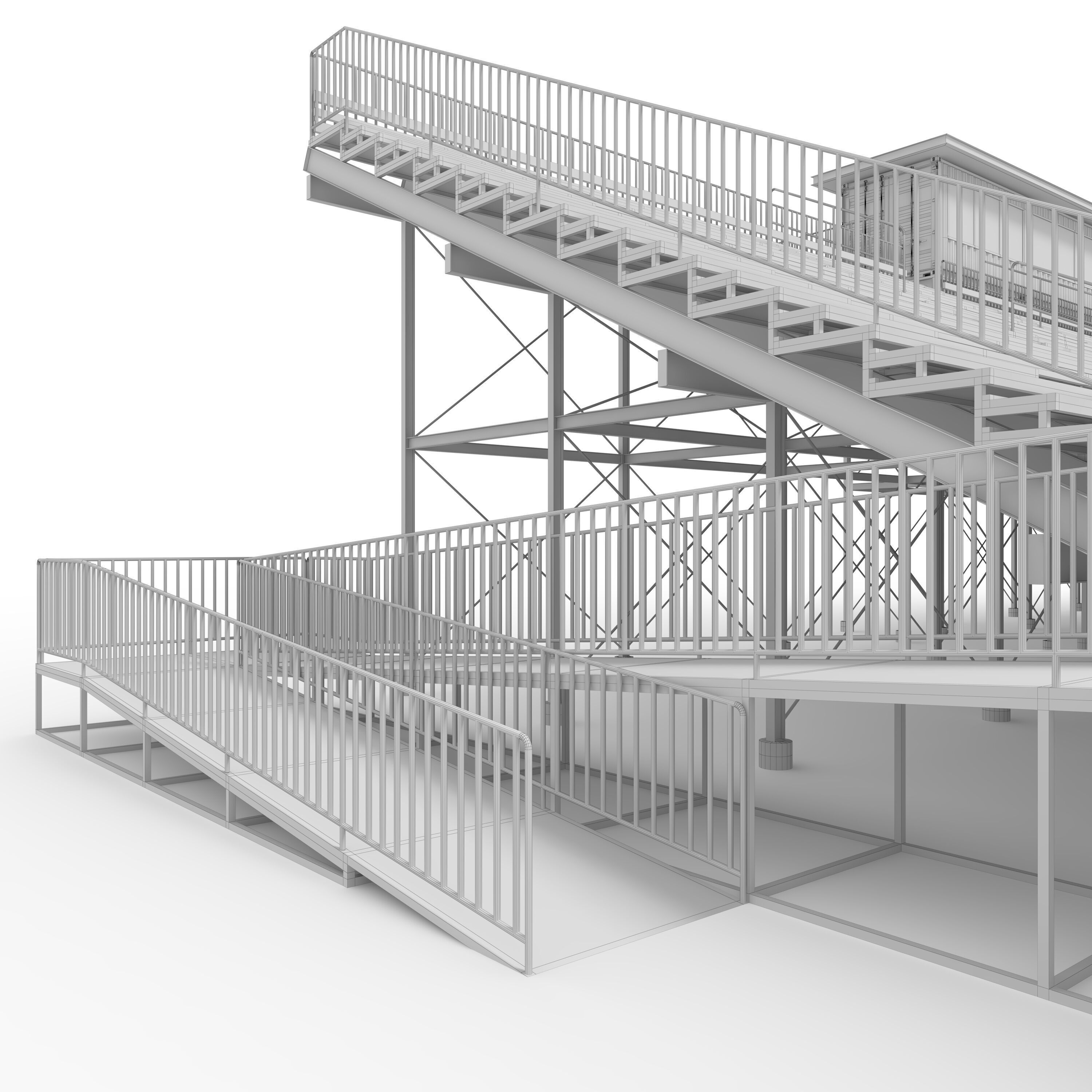 Bleachers 49 3D model_31