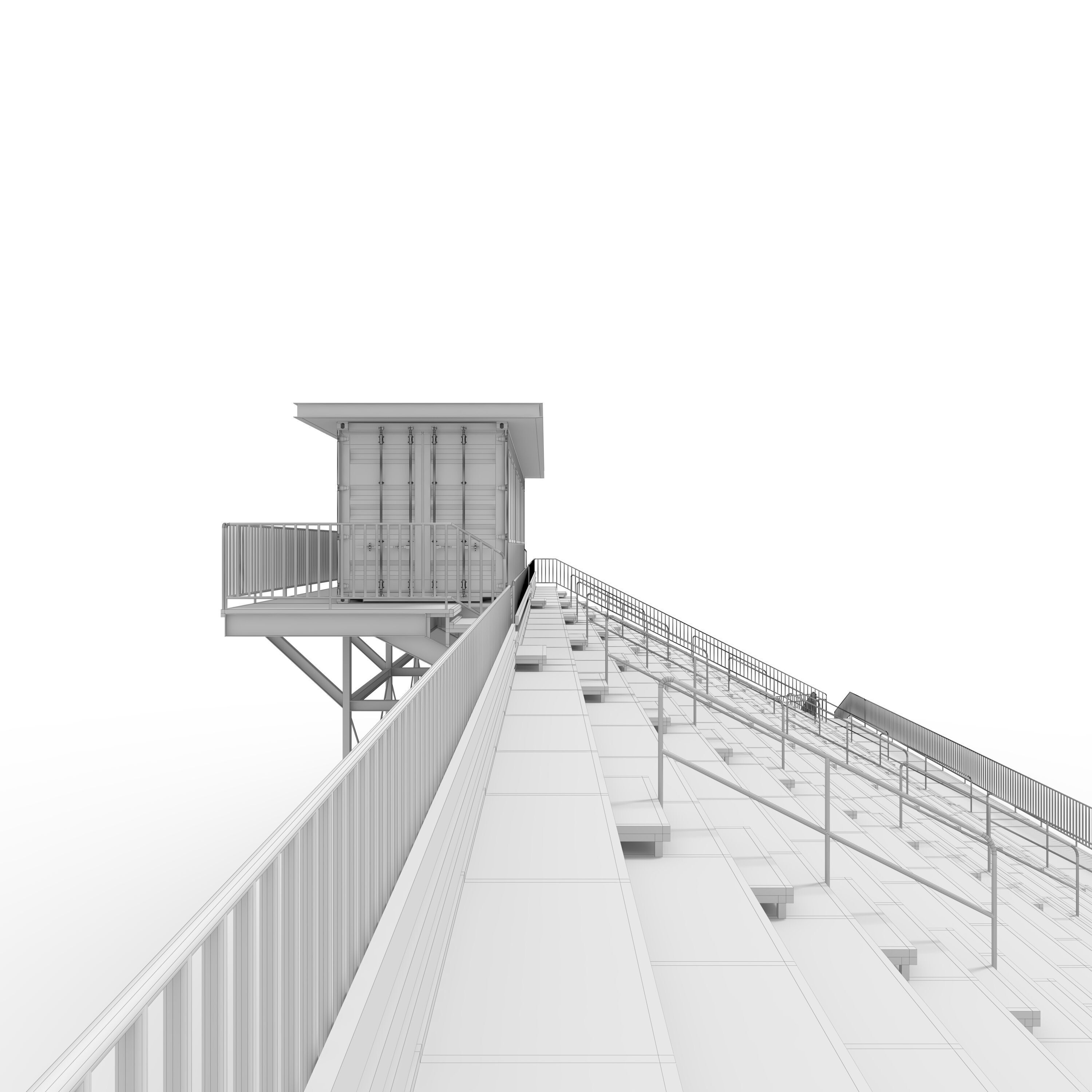 Bleachers 49 3D model_45