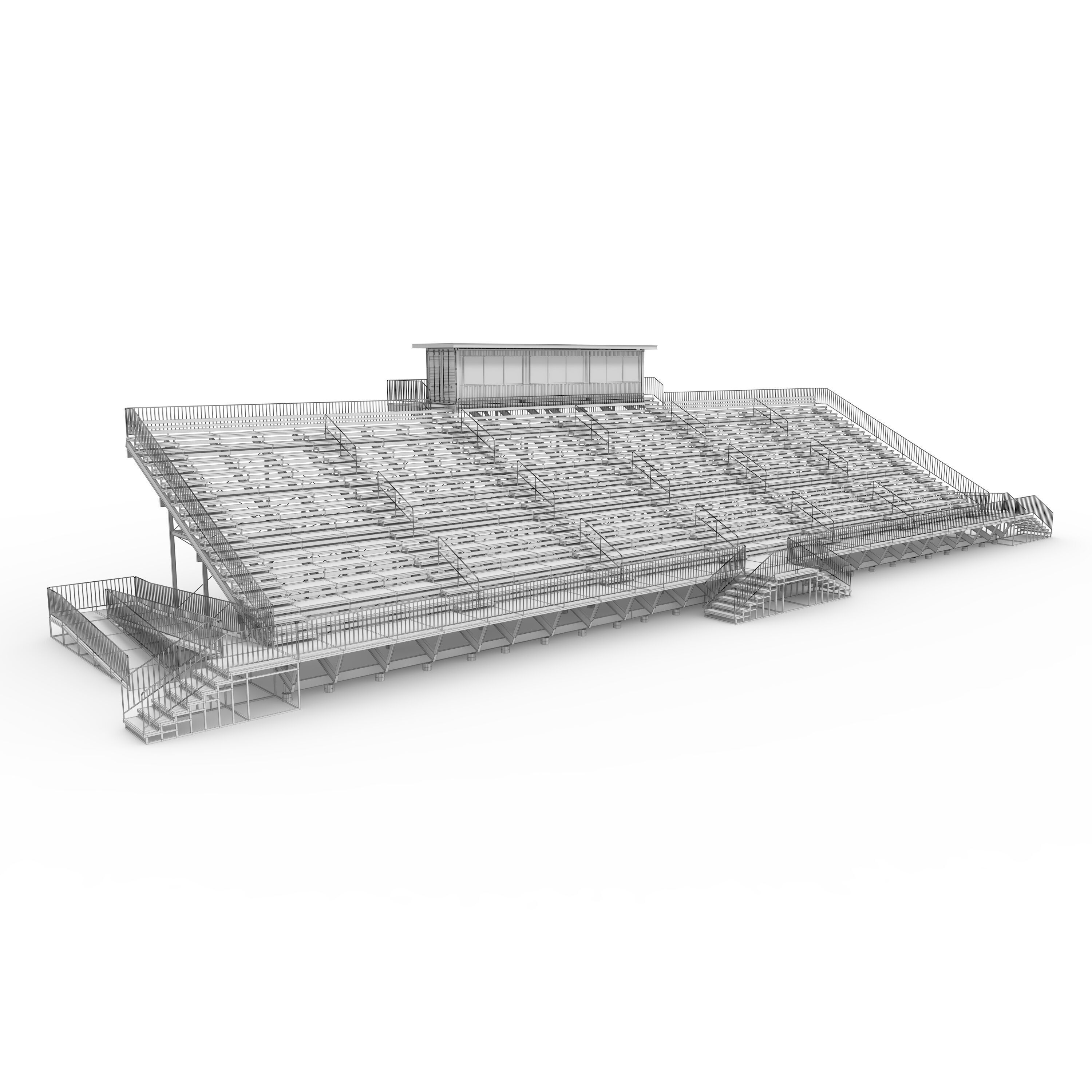 Bleachers 49 3D model_3