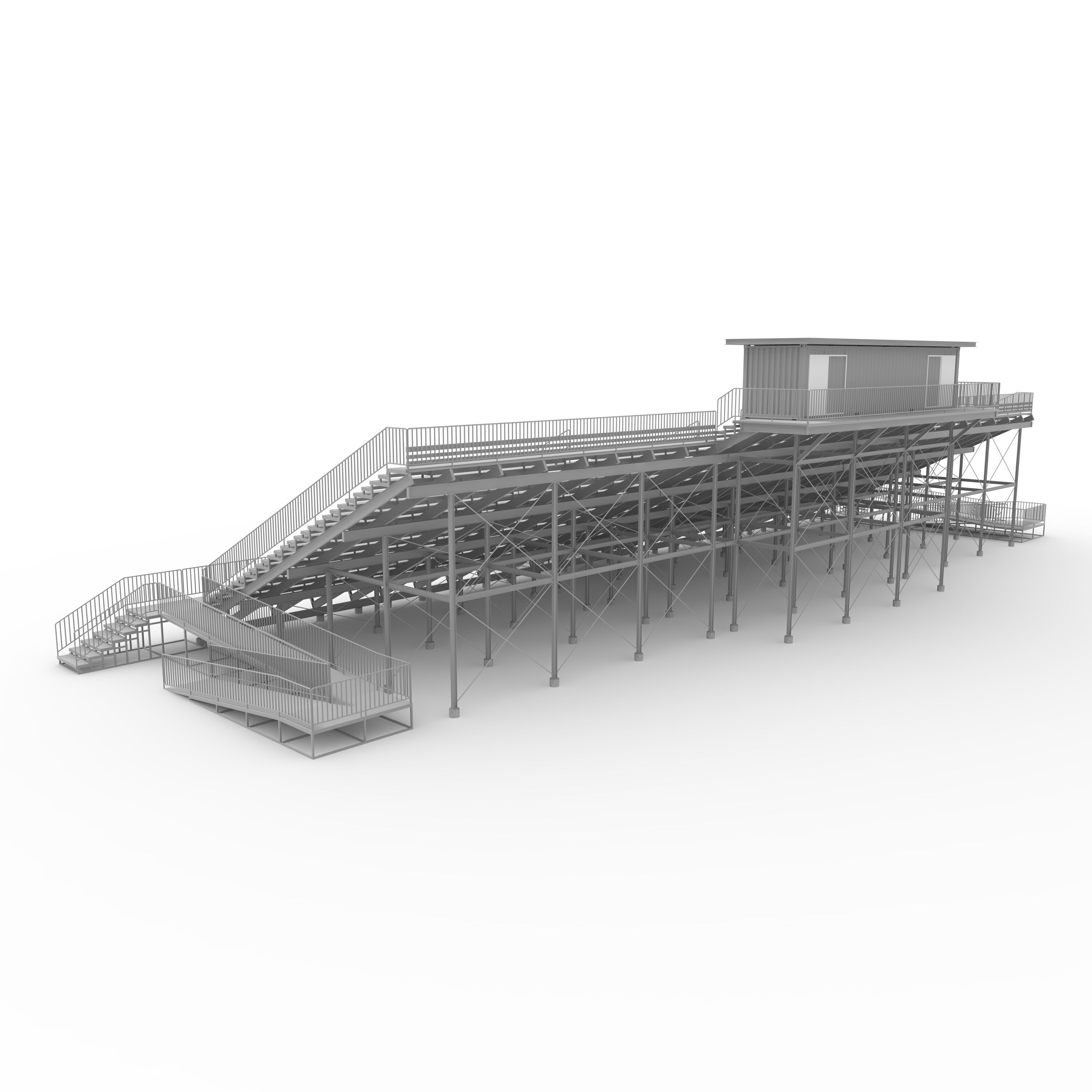 Bleachers 49 3D model_10