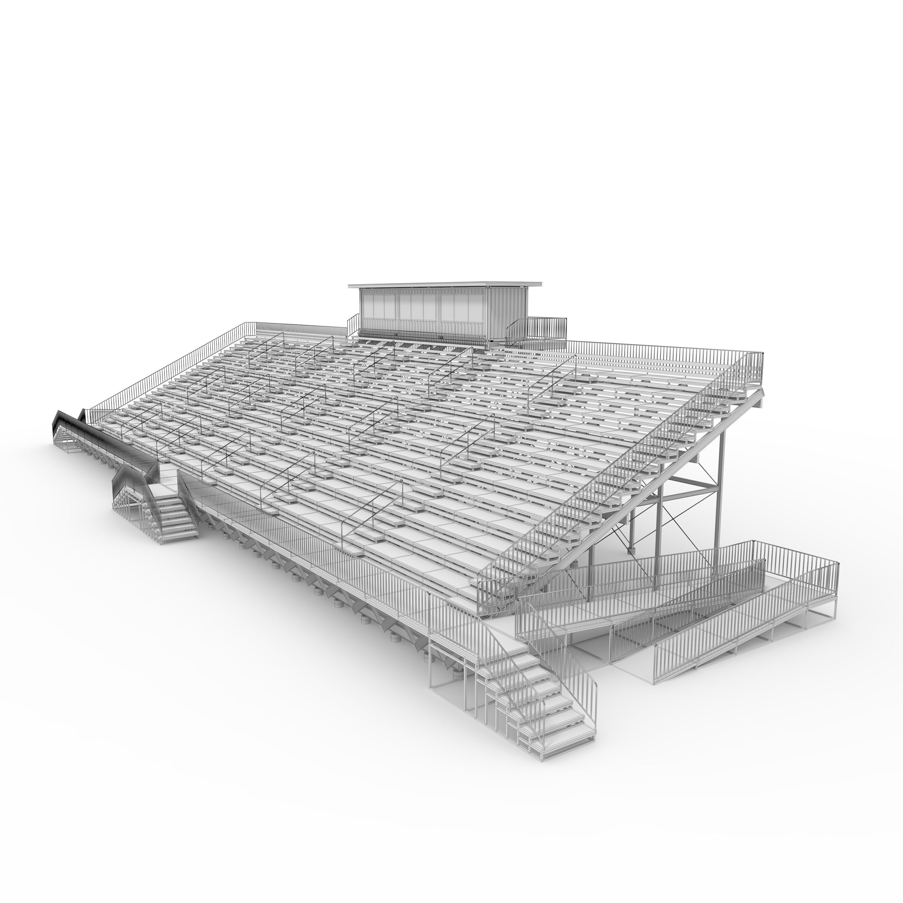 Bleachers 49 3D model_7