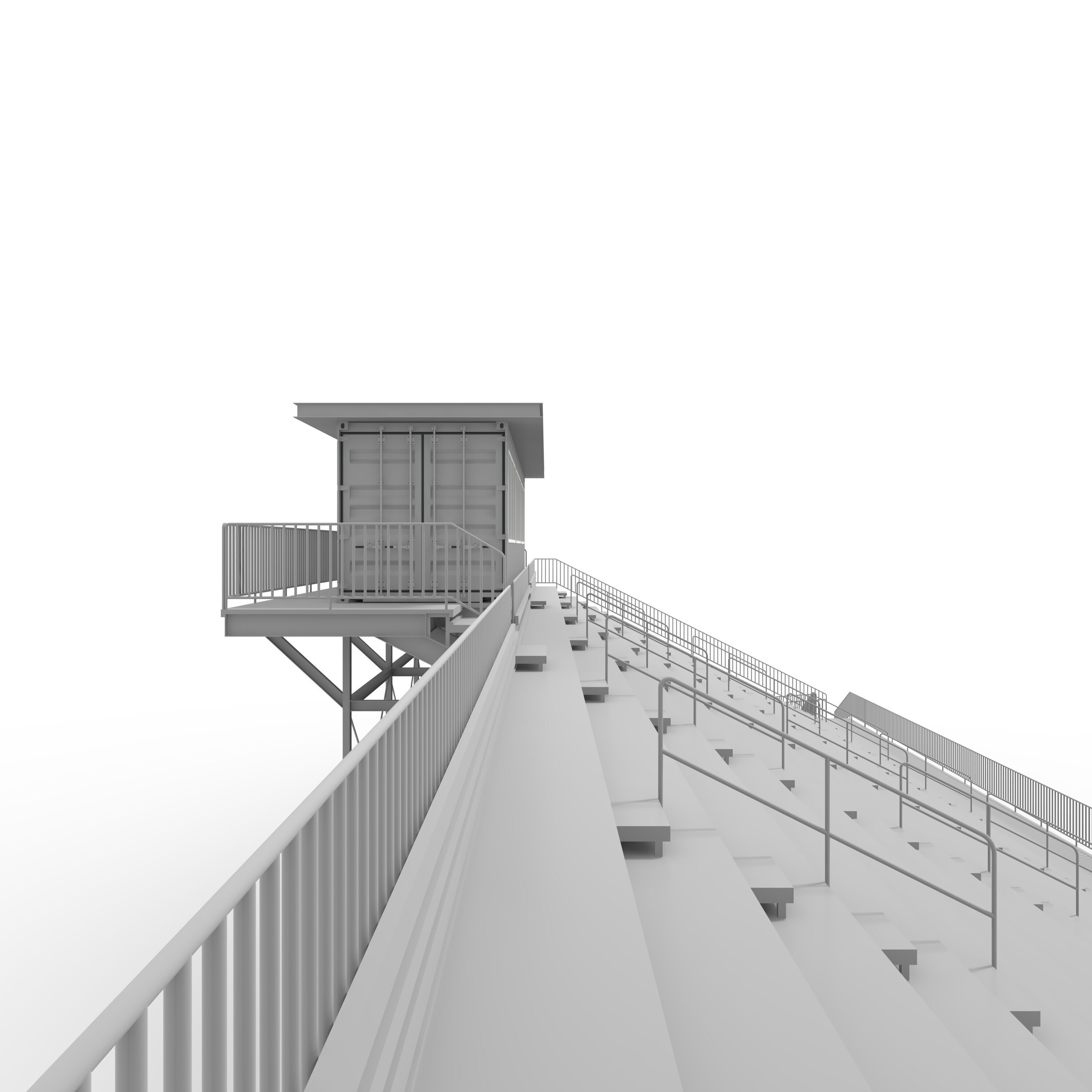 Bleachers 49 3D model_44