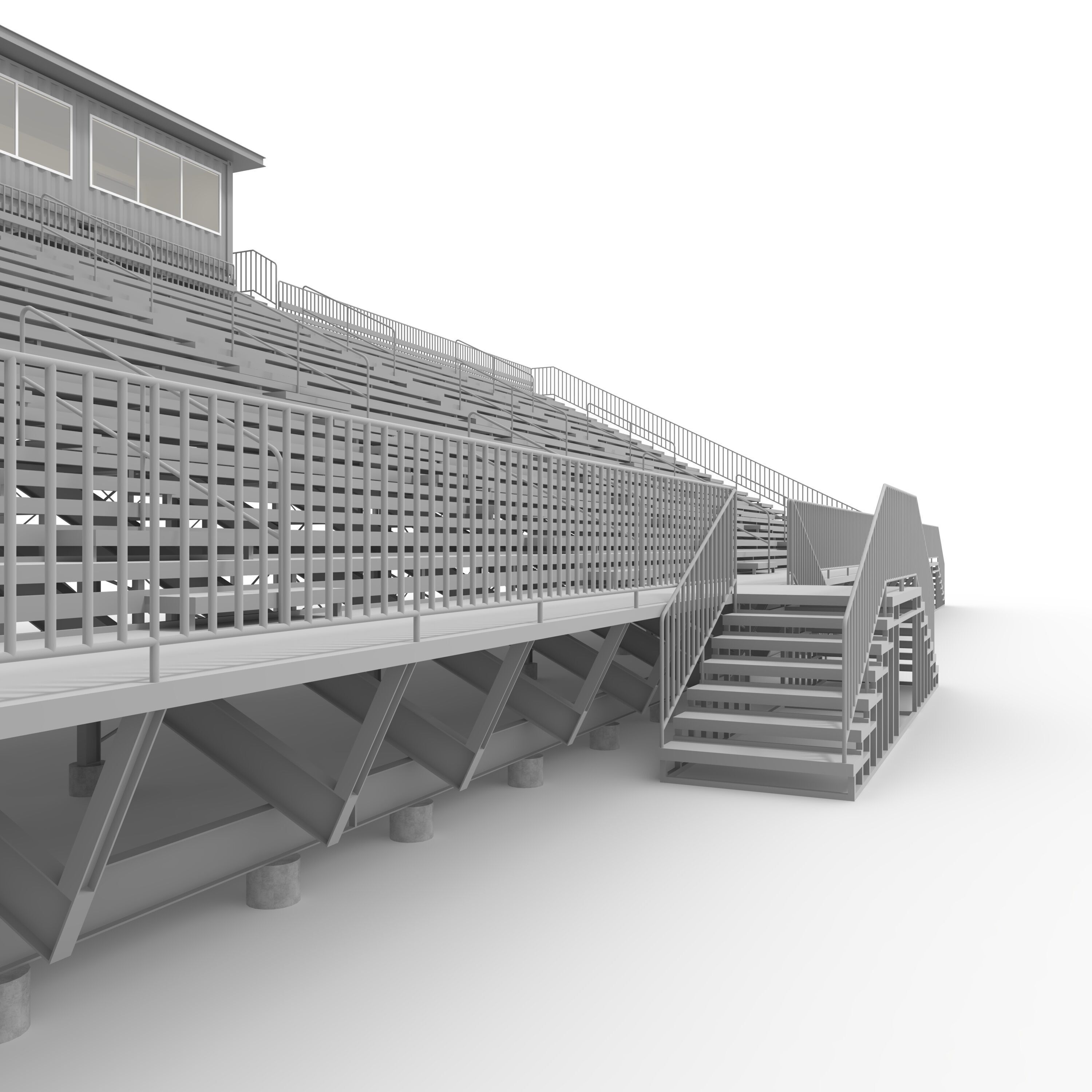 Bleachers 49 3D model_28