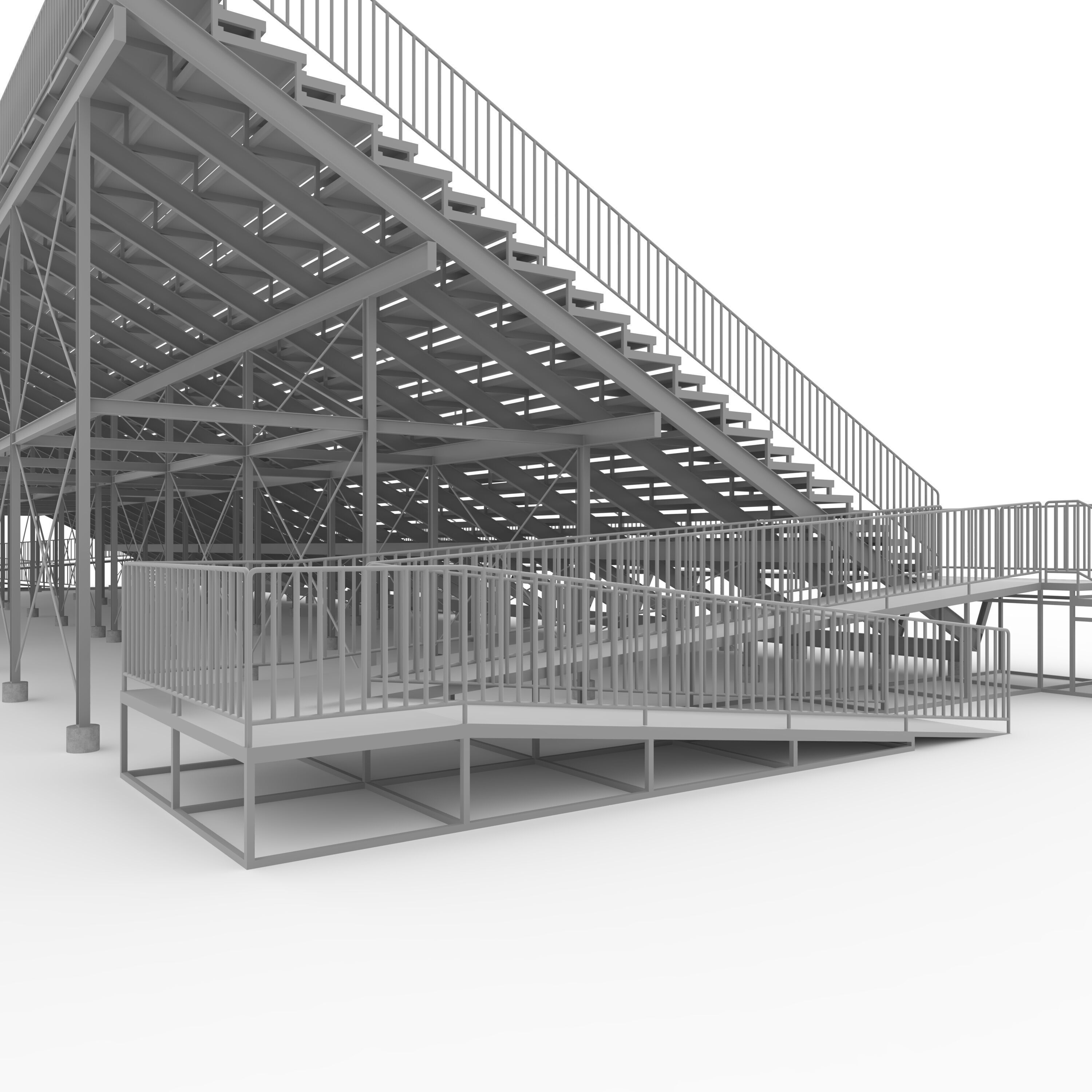 Bleachers 49 3D model_32
