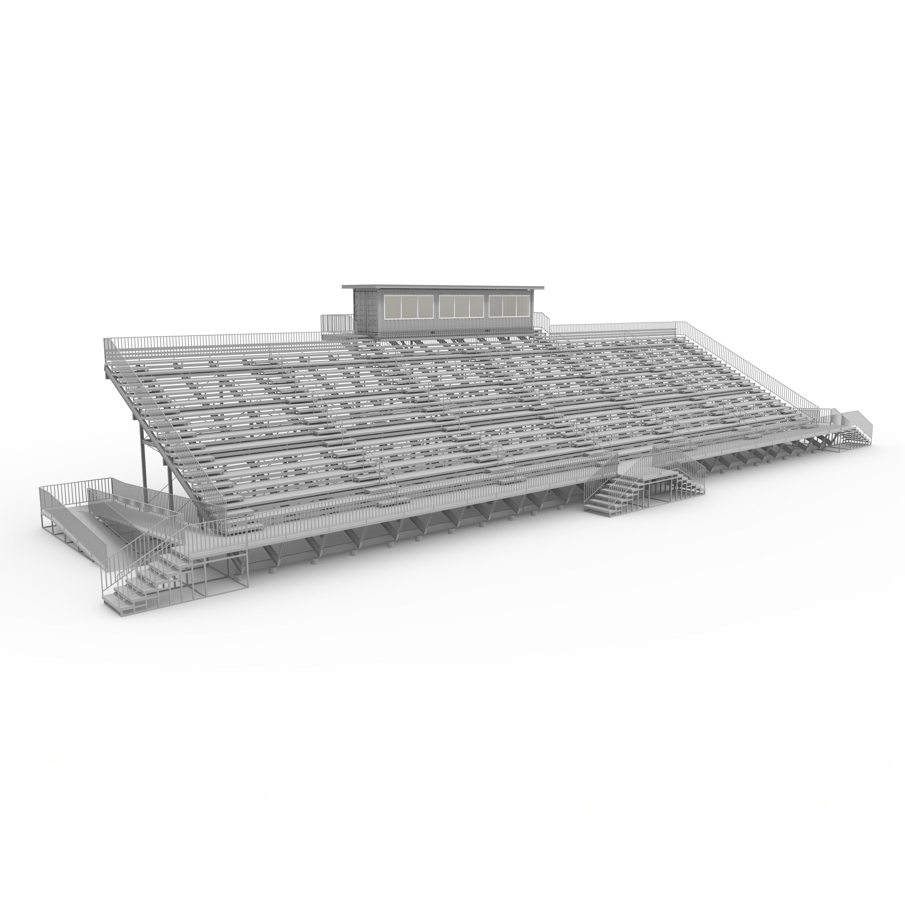 Bleachers 49 3D model_2