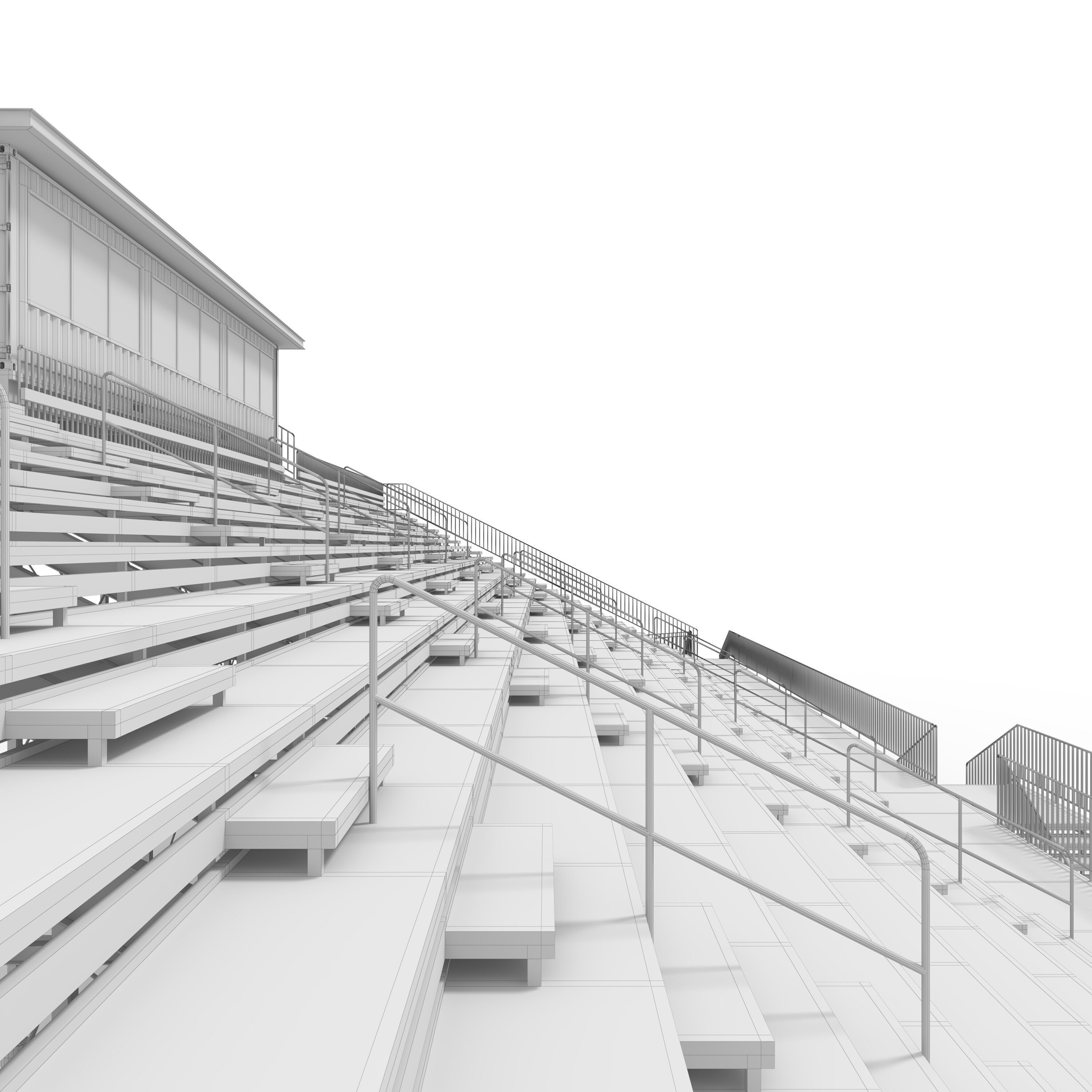 Bleachers 49 3D model_43