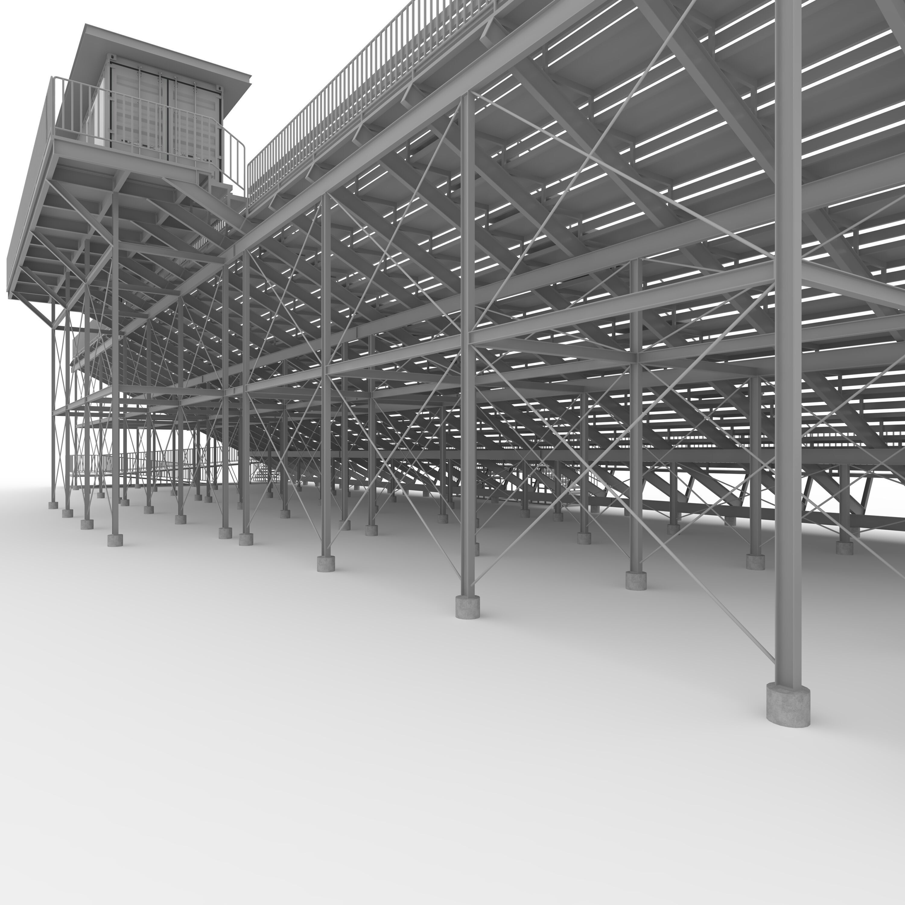 Bleachers 49 3D model_34