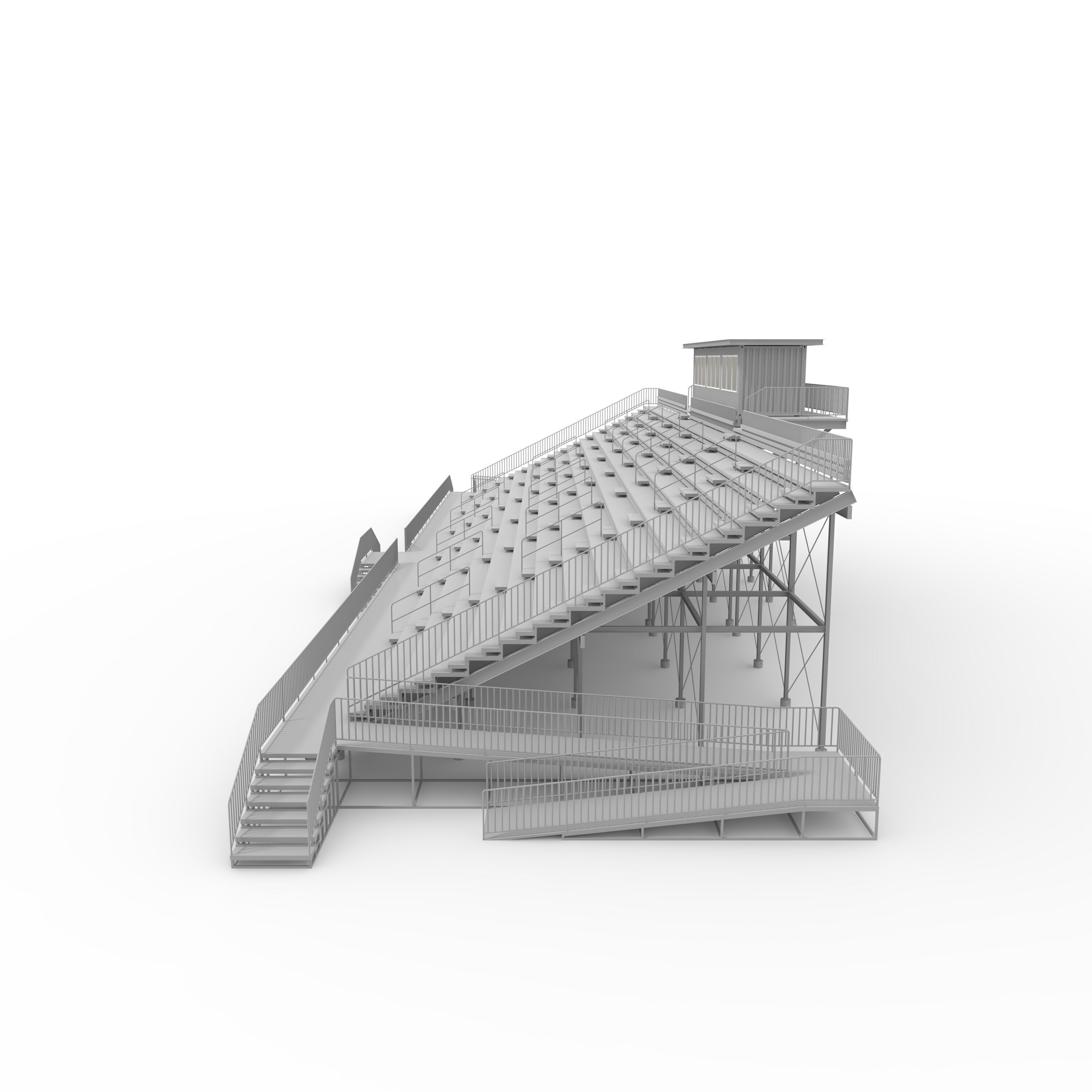 Bleachers 49 3D model_8