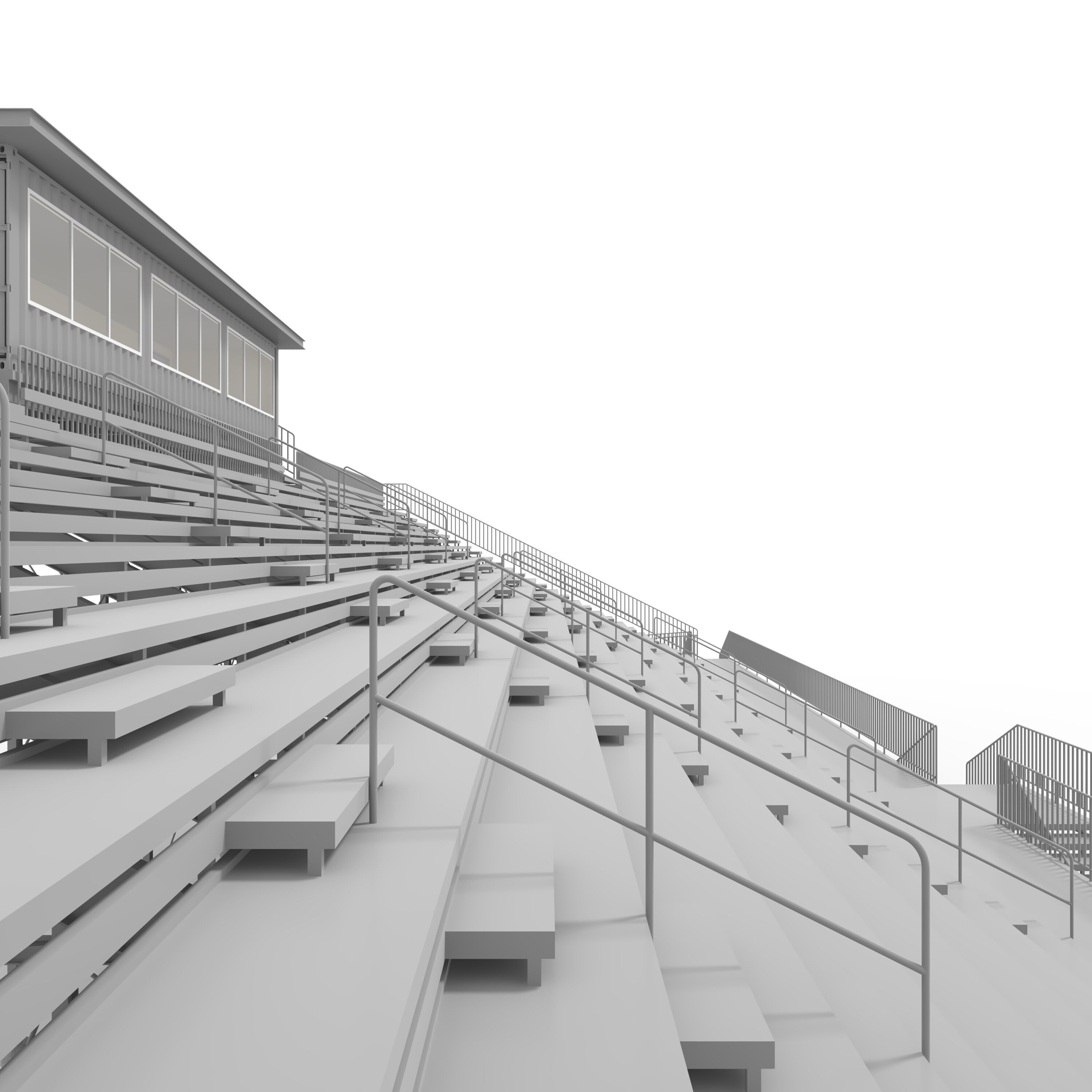 Bleachers 49 3D model_42