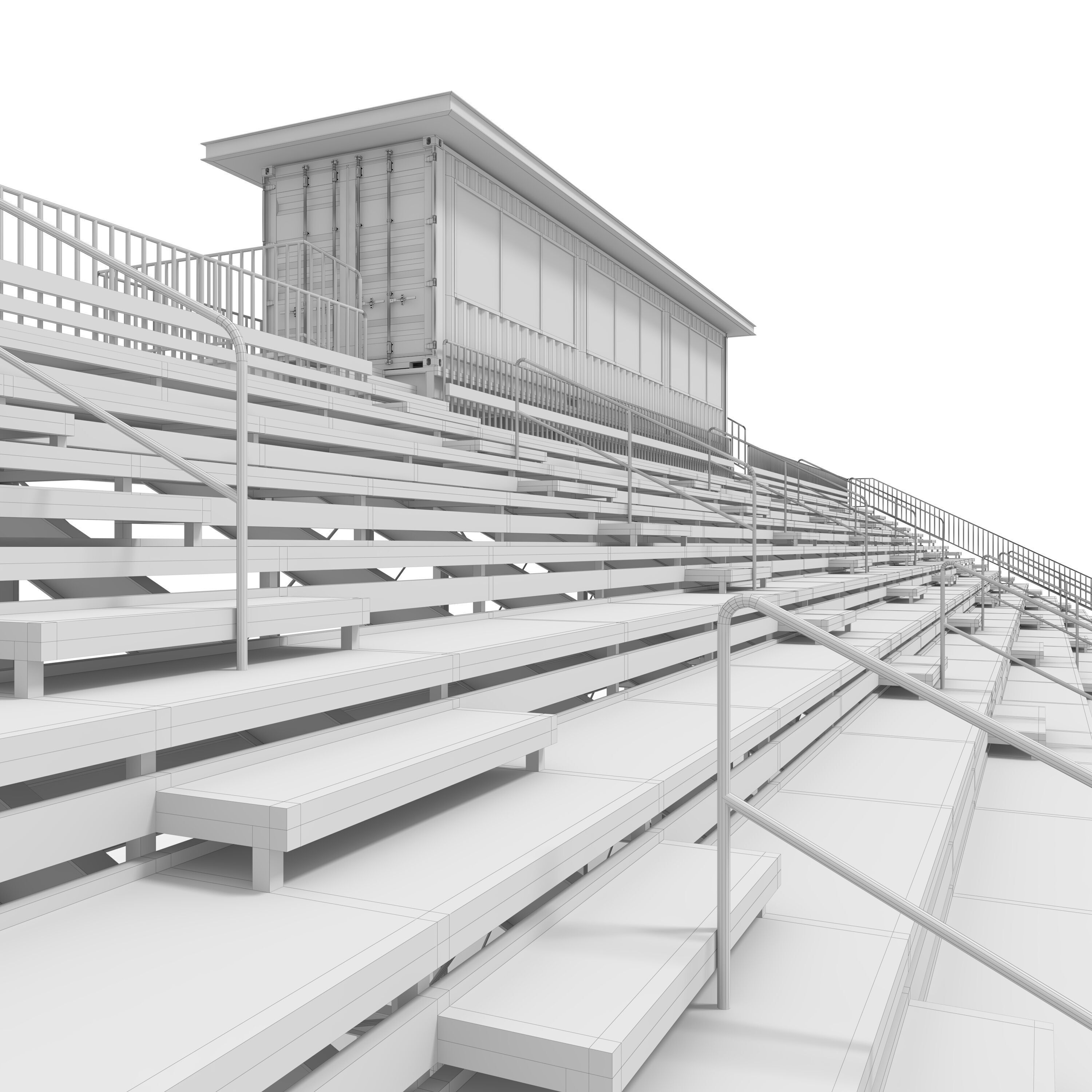 Bleachers 49 3D model_41