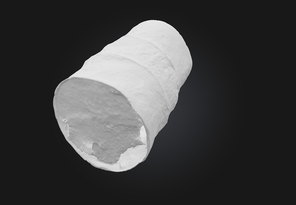 Rusty Barrel  Industrial Decay with Authentic Detail 3D model_4