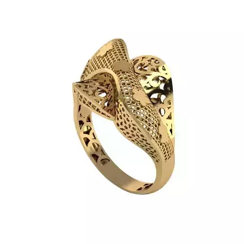 Lightweight Fusion Ring Ready for Casting TR02