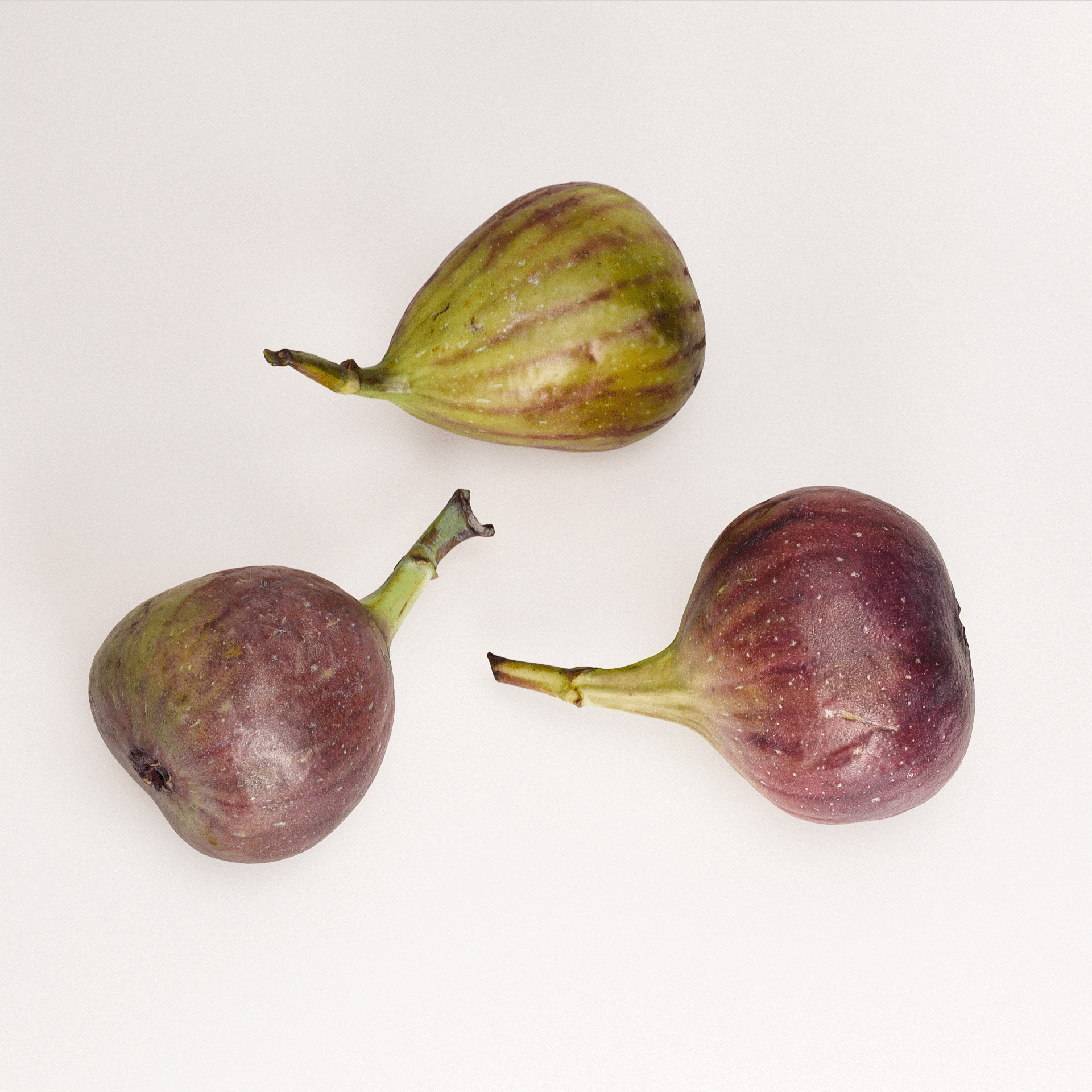 Fig Set 01 Low-poly 3D model_5