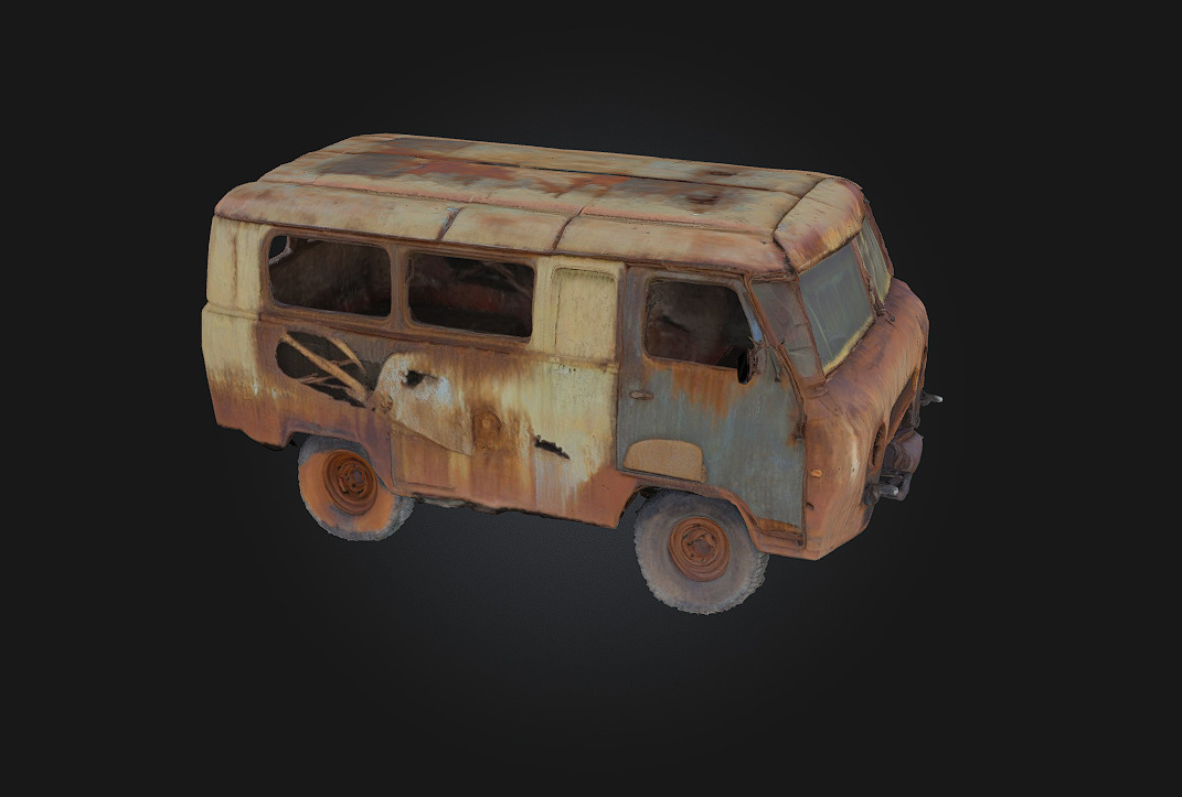 Rusty Relic Weathered Artifact from a Forgotten Past 3D model_1