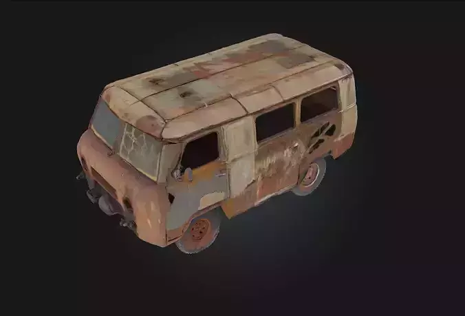 Rusty Relic Weathered Artifact from a Forgotten Past 3D model Rusty Relic Weathered Artifact from a Forgotten Past 3D model