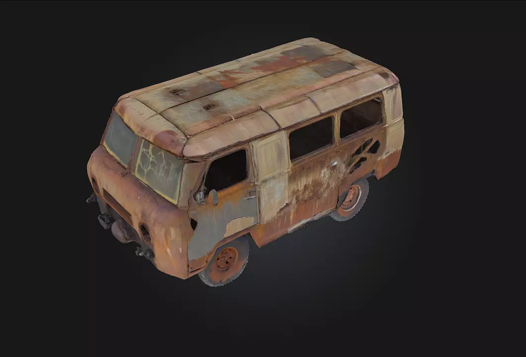 Rusty Relic Weathered Artifact from a Forgotten Past 3D model_0