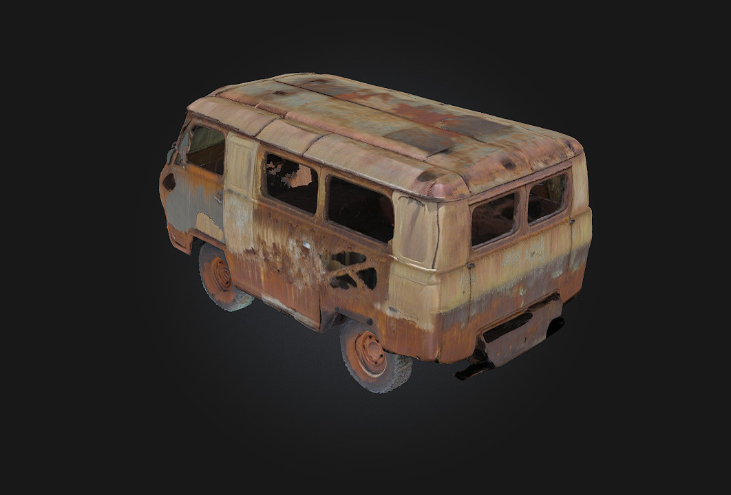 Rusty Relic Weathered Artifact from a Forgotten Past 3D model_4