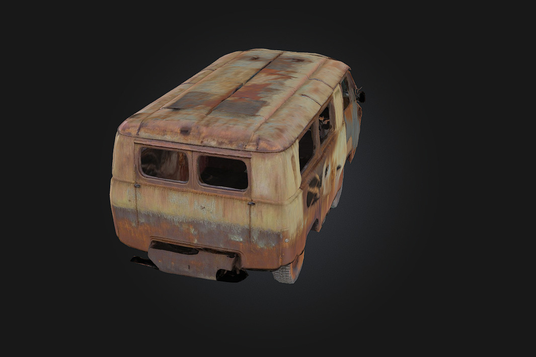 Rusty Relic Weathered Artifact from a Forgotten Past 3D model_3