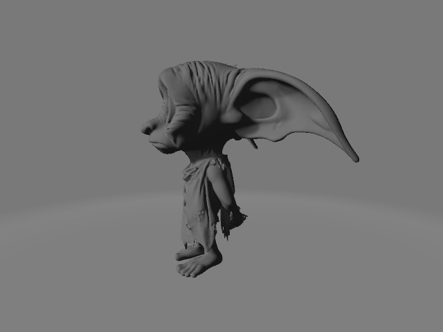 Dobby the House Elf   Emotional 3D print model_3