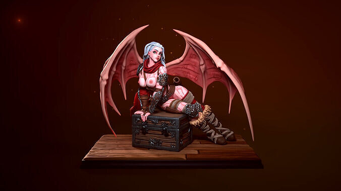 Izel - La Succube Barbare 3D print model