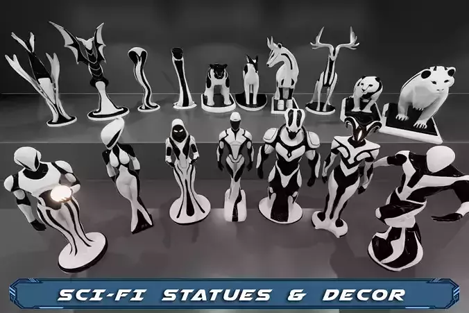 SciFi Statues and Decor