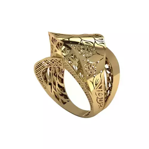 Lightweight Fusion Ring  Ready for Casting TR016