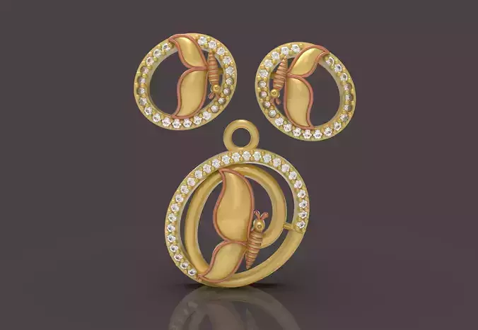 Butterfly Pendant - 0104 