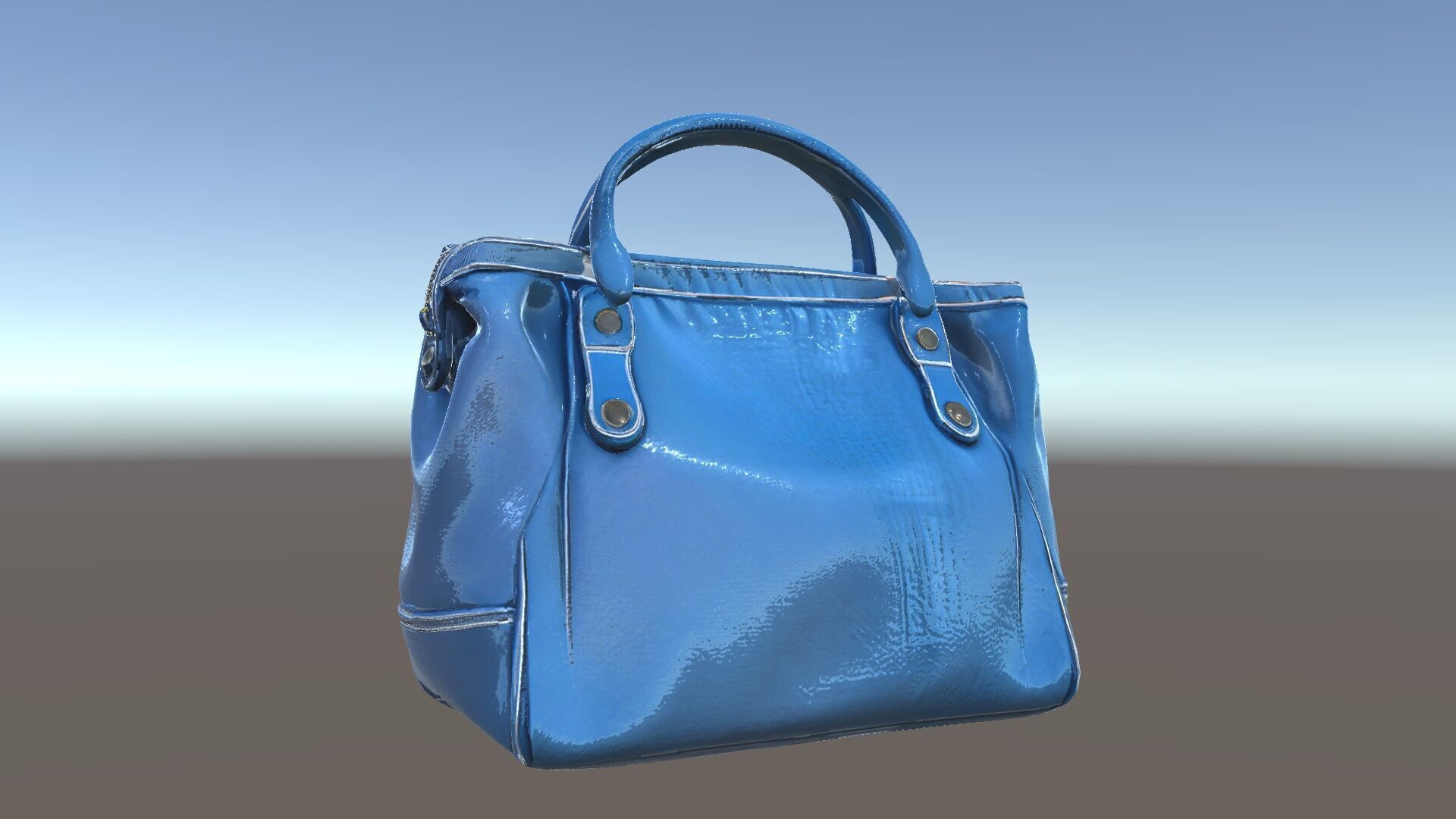 Elegant Leather Handbag D Model Pack Low-poly 3D model_30
