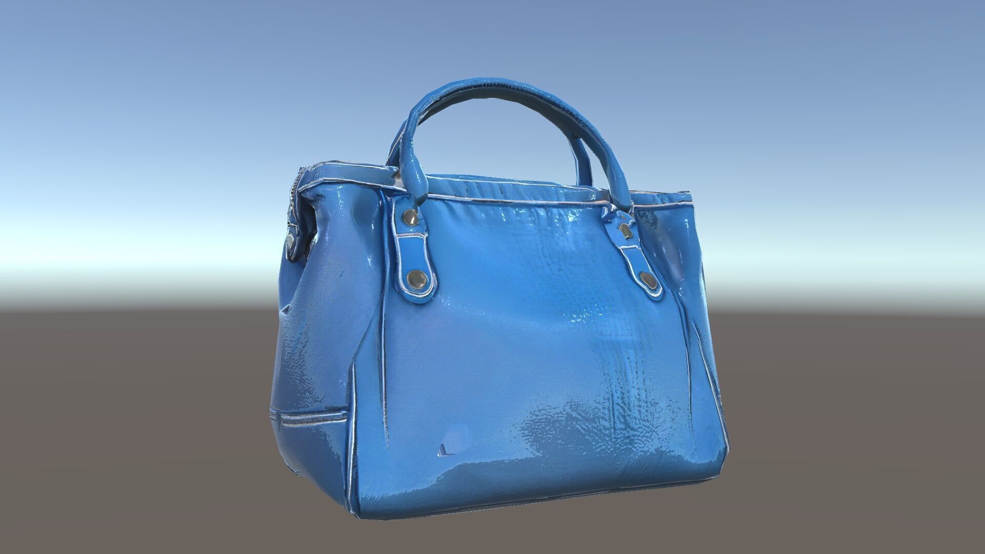 Elegant Leather Handbag D Model Pack Low-poly 3D model_20