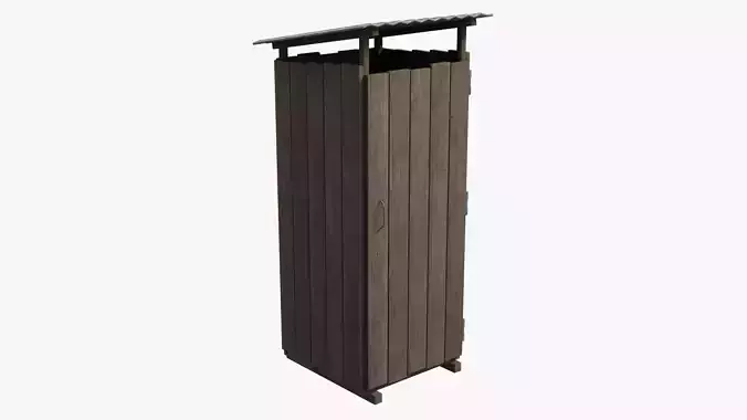 Wooden Outdoor Toilet