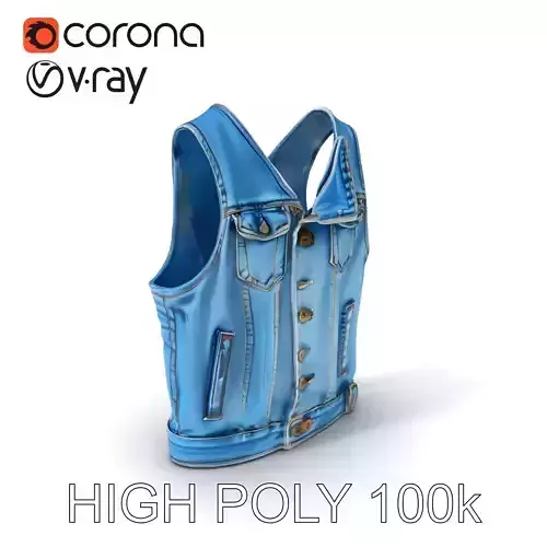 Casual Jean Denim Jacket Model Pack