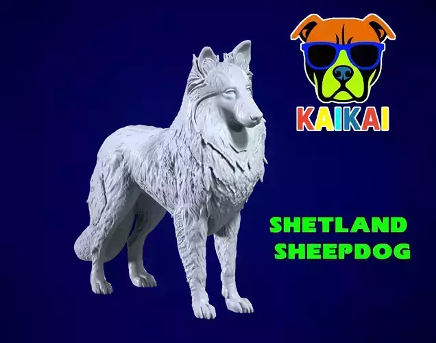 Shetland Sheepdog - Dwarf Scotch Shepherd model - 3D print
