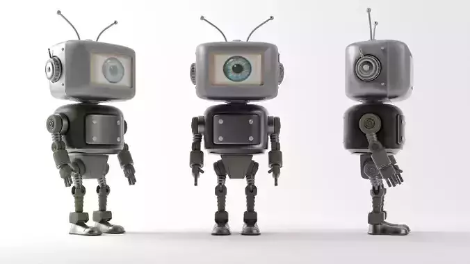 OLD SECURITY Retro Robot 