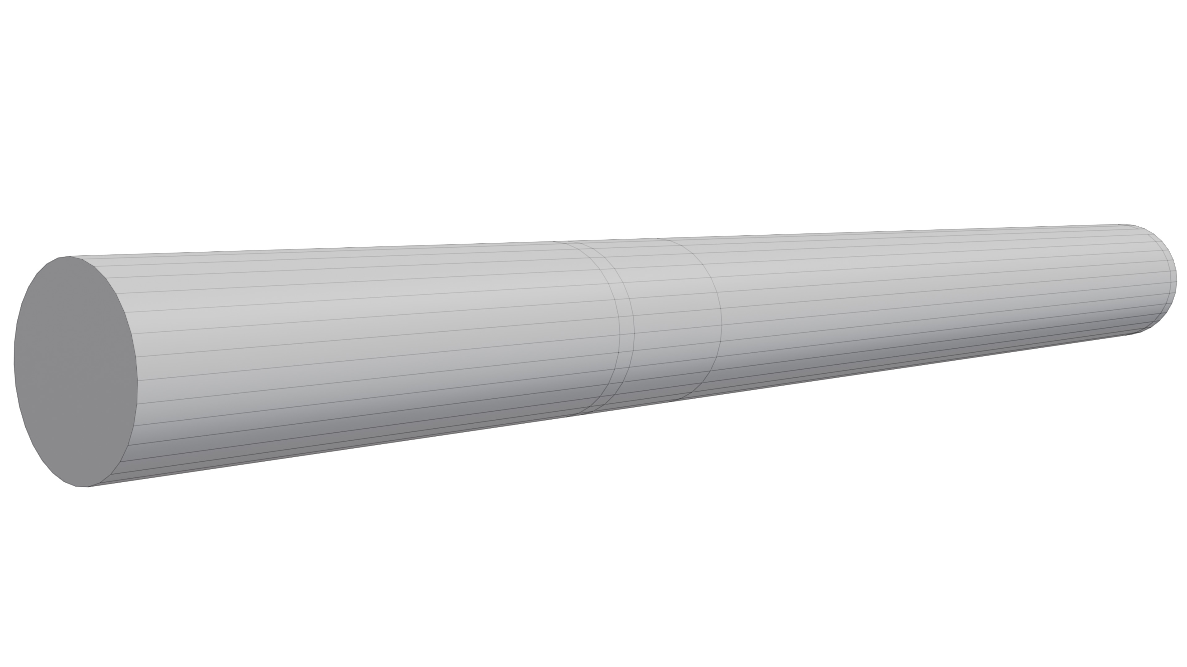 Cigarette Low-poly 3D model_9