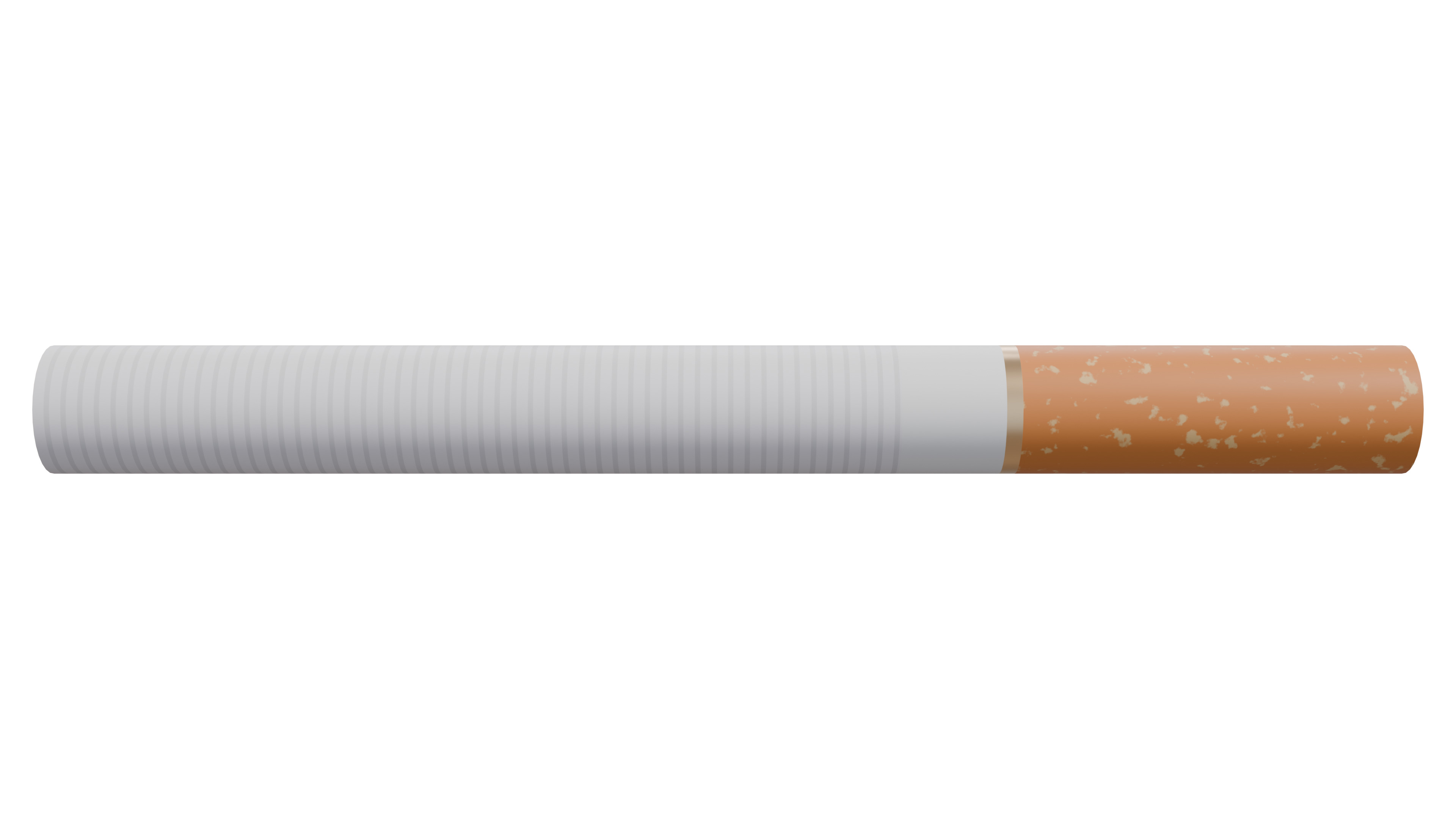 Cigarette Low-poly 3D model_1