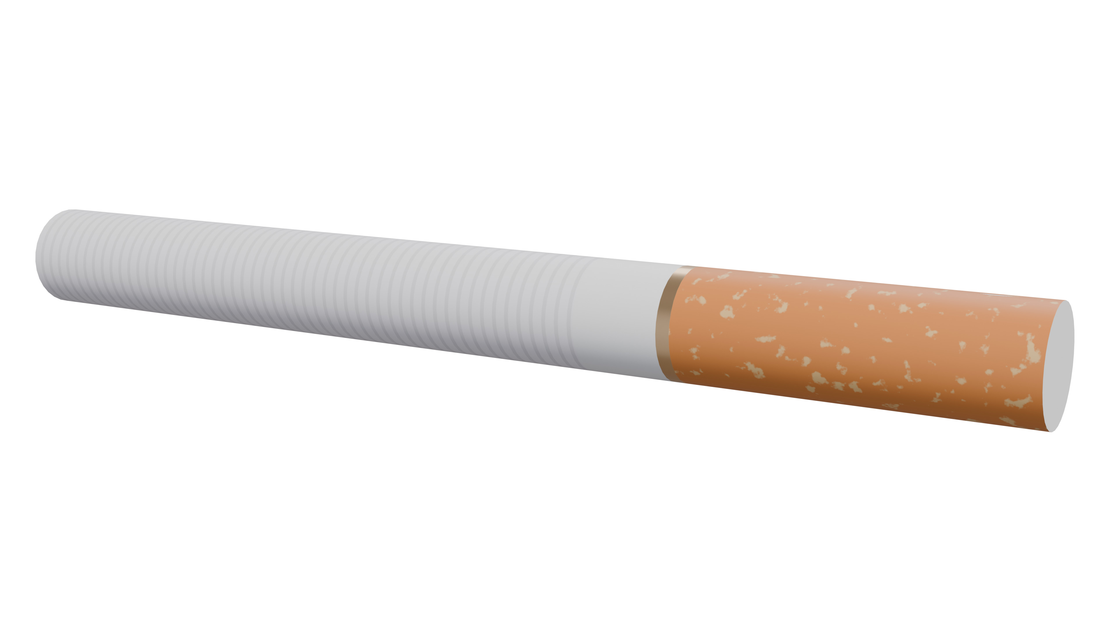 Cigarette Low-poly 3D model_4