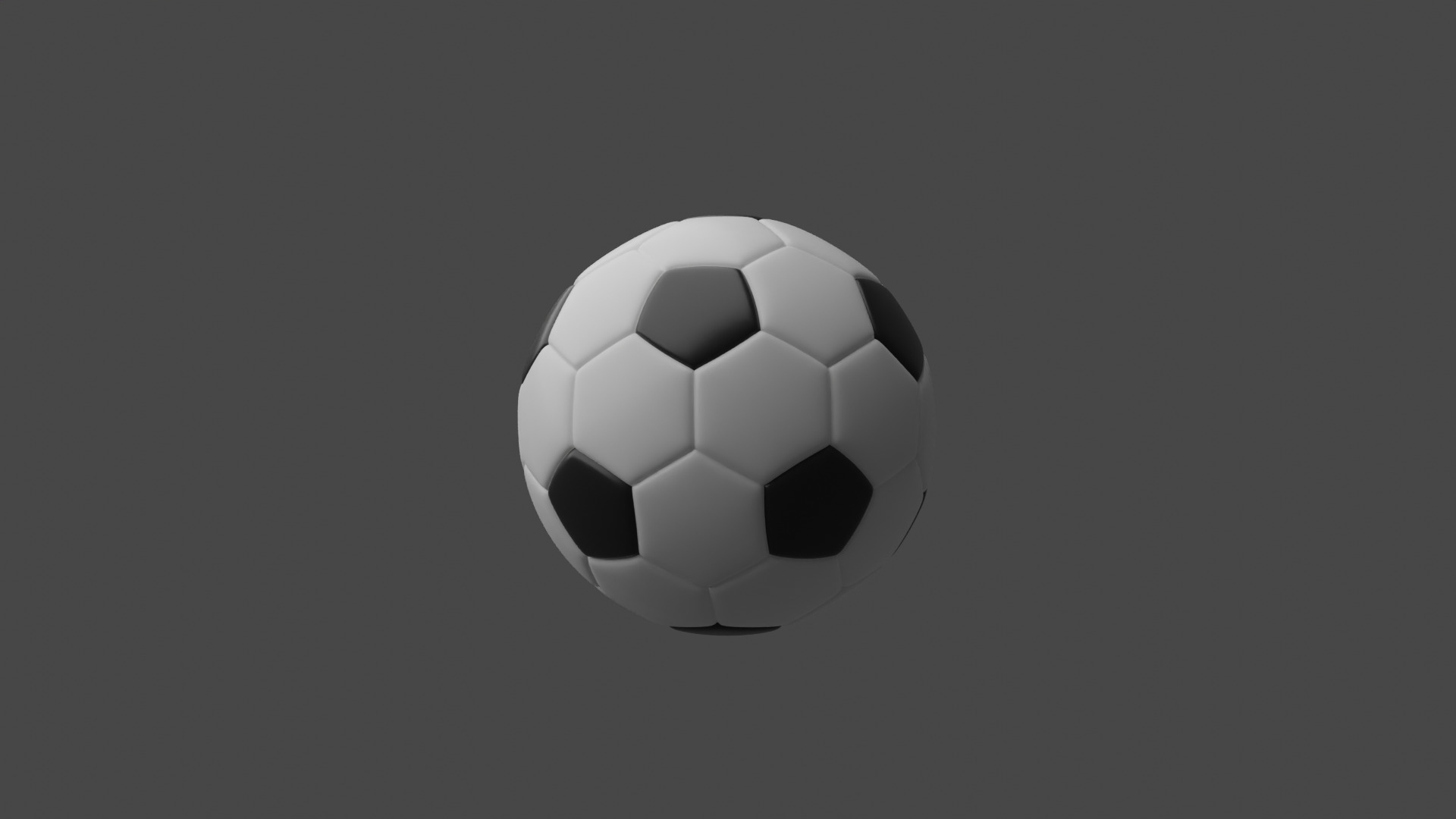 Blender Football Scene with Clean Dirty Balls and Grass Types Low-poly 3D model_5