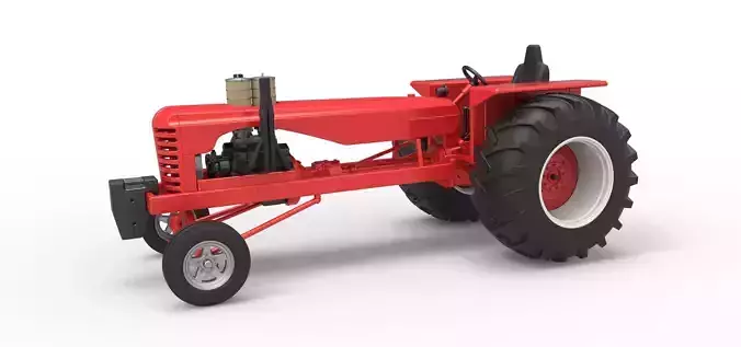 Vintage Small block Pulling tractor Scale 1 to 25