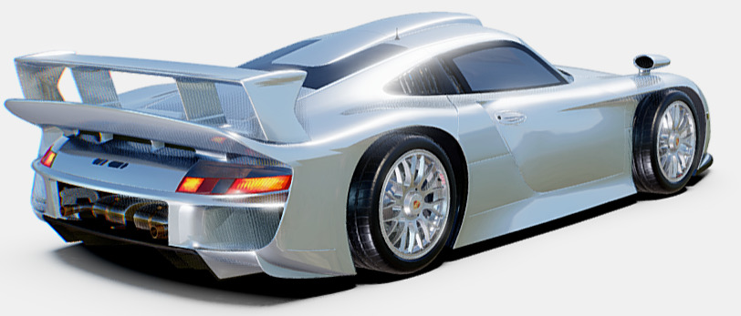  Racing is not a simple game Low-poly 3D model_1