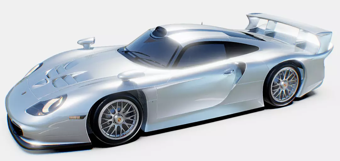  Racing is not a simple game Low-poly 3D model_0