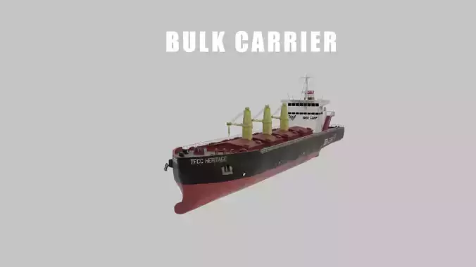 Bulk Carrier 3D model